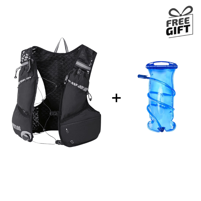 Sac Trail Running 8L Ultraléger — Gilet Hydratation Moyenne Distance