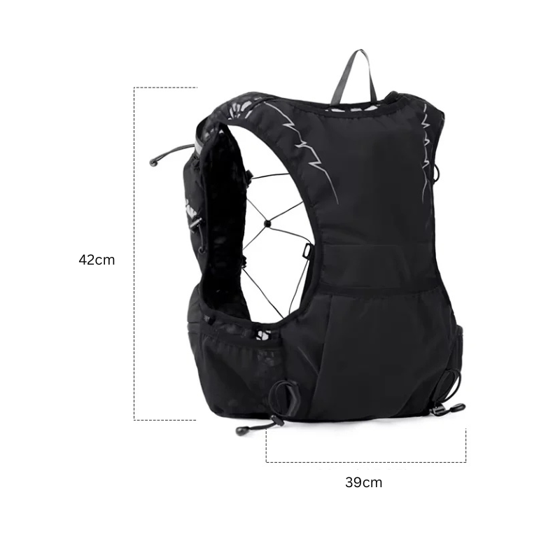 Sac Trail Running 8L Ultraléger — Gilet Hydratation Moyenne Distance