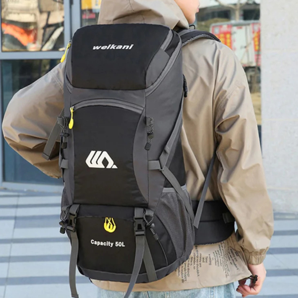 Sac à Dos Randonnée 50L — Imperméable et Respirant pour Trek et Montagne