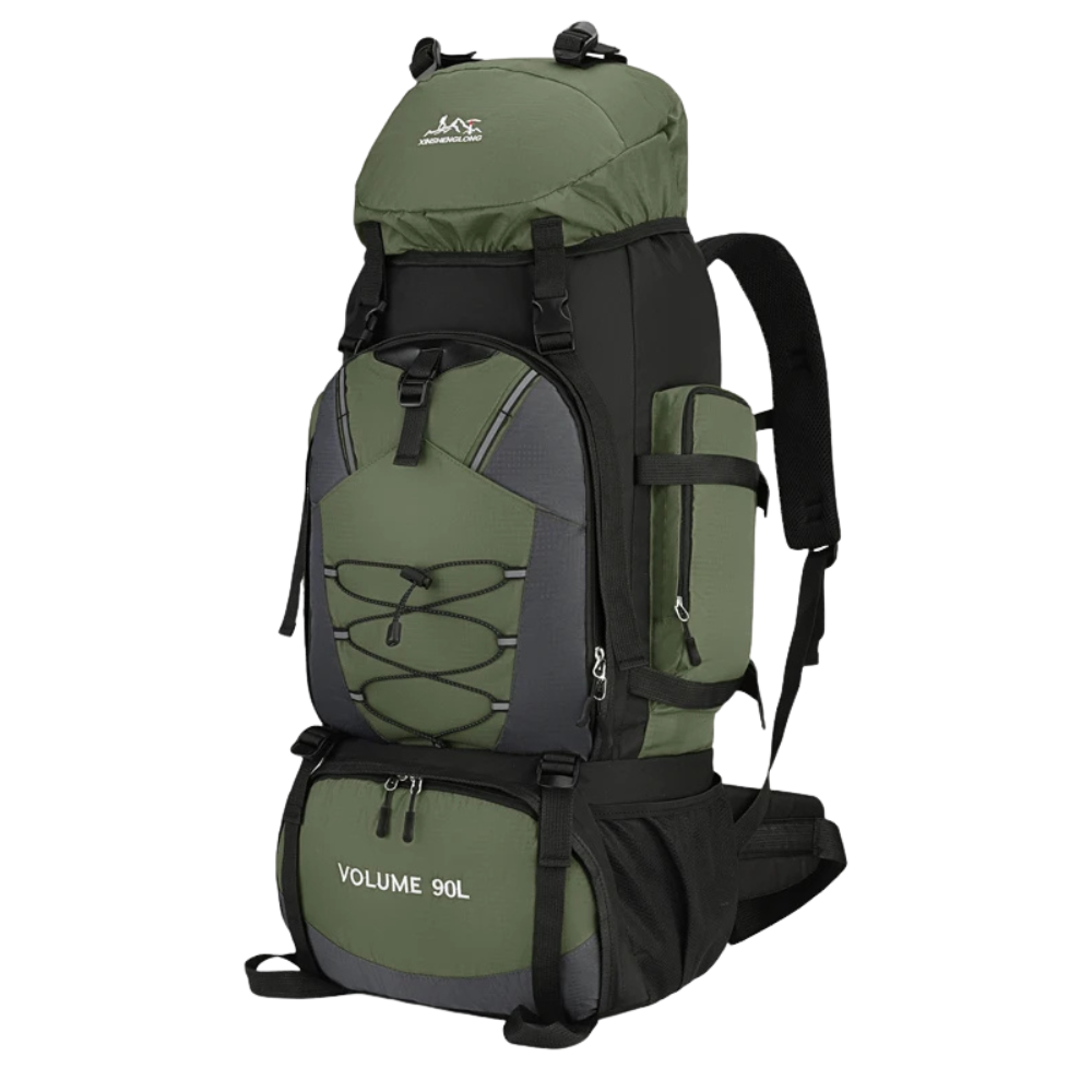 Sac à Dos Randonnée 90L — Imperméable Grande Capacité pour Trek et Expédition
